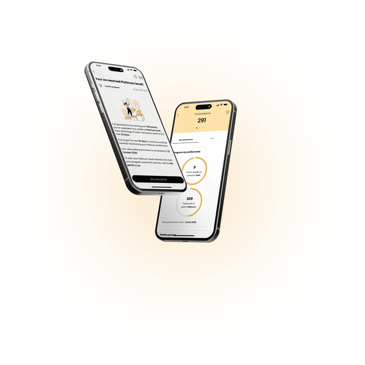 illustration with phones