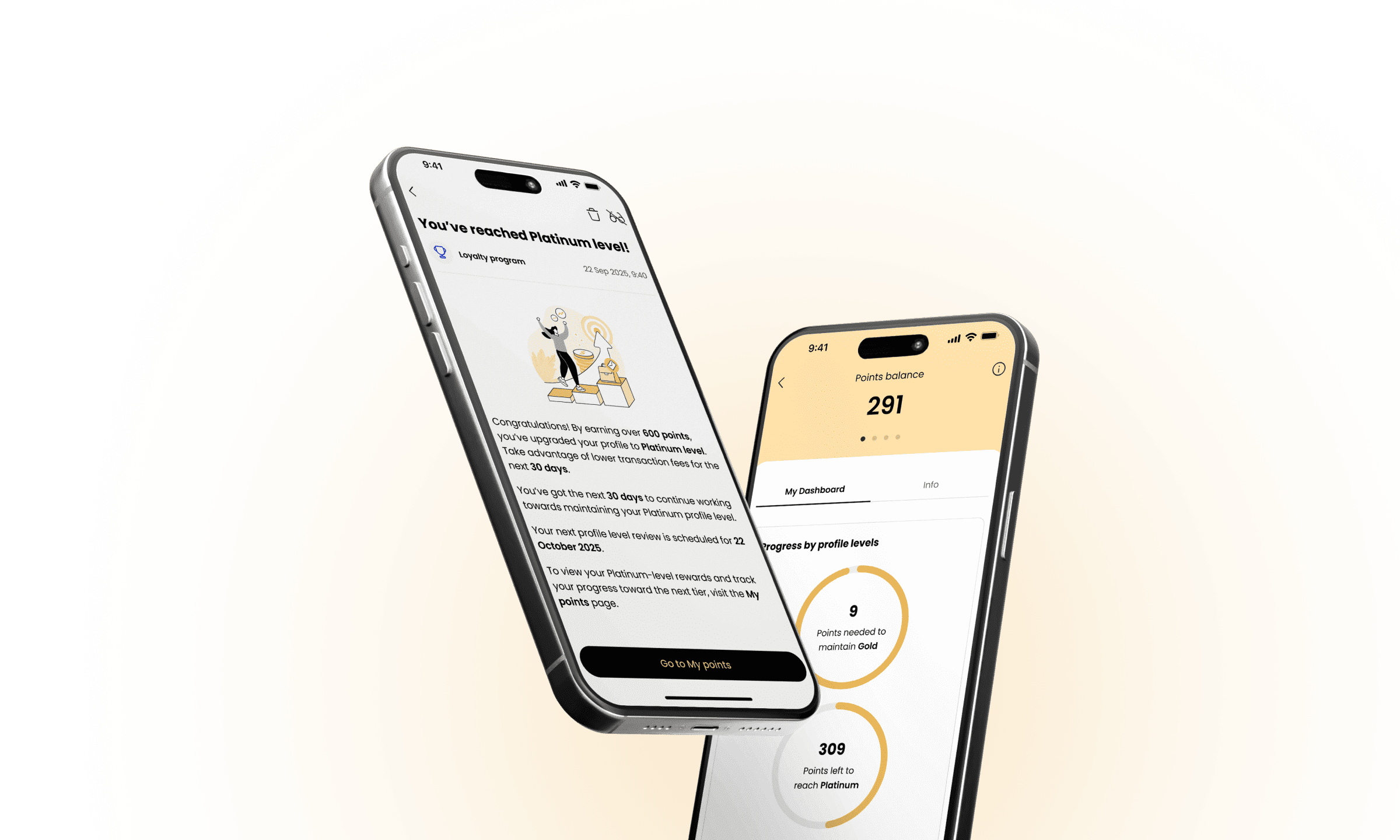 illustration with phones